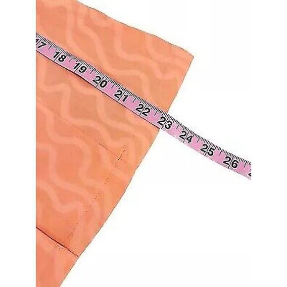 Audrey Talbott Papaya Orange Button Down Embroidered Fitted Blouse Shirt Top 6 - Picture 7 of 7